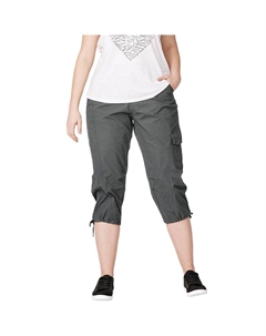 - женские капри карго стрейч больших размеров, цвет Slate Ellos