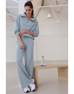 Мягкие широкие джоггеры, голубой Next