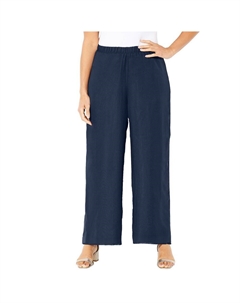 Женские коктейльные брюки больших размеров для миниатюрных размеров, темно-синий Catherine's