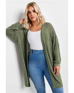 Вязаный кардиган, зеленый Yours curve