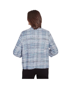 Женская куртка с двумя карманами Eyelash, цвет Multi Purple Alfred dunner