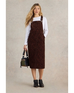 Комбинезон миди Emmie из органического шнура, черный White stuff