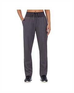 Женские классические брюки Scrubs, цвет Charcoal Heather Gray Cuddl duds