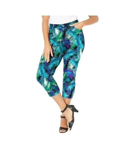 Женские капри больших размеров Victorias Secret Slimer, цвет Tropical Multi Print Catherine's