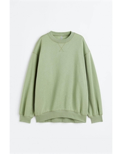 Толстовка оверсайз, зеленый H&m