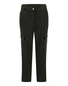 Атласные брюки-карго, зеленый Guess