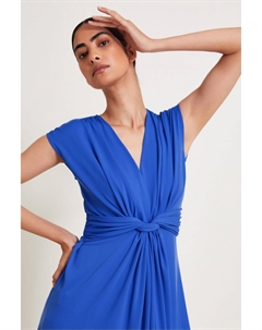 Платье макси из джерси Jaya, синий Monsoon