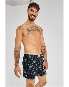 Трусы-Боксеры с рисунком, бирюзовый Porc