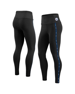 Женская одежда от Erin Andrews: черные спортивные эластичные леггинсы Philadelphia 76ers Unbranded