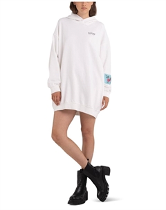 Короткое платье с капюшоном, белый Replay