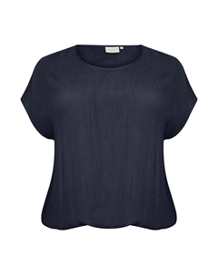 Блузка с коротким рукавом Blouse Ami Stanley, темно-синий Kaffe curve