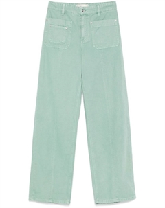 Джинсы из канваса, зеленый Blumarine