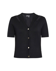 Вязаный кардиган, черный Faina