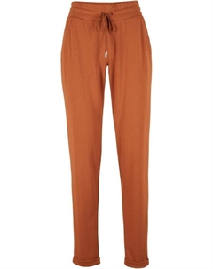 Брюки без застежки с эластичным поясом, бордовый Bpc selection