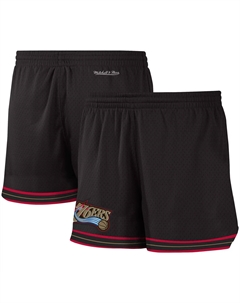 Женские черные шорты Mitchell & Ness Philadelphia 76ers Jump Shot Unbranded