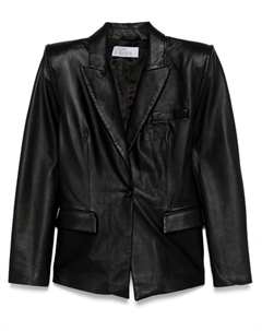 Кожаный пиджак, черный Giuseppe di morabito