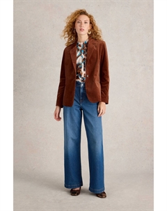 Вельветовый блейзер Эвелин, коричневый White stuff