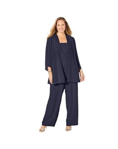 Женский маскарадный комплект с брюками больших размеров, расшитый бисером, цвет Mariner Navy Catherine's