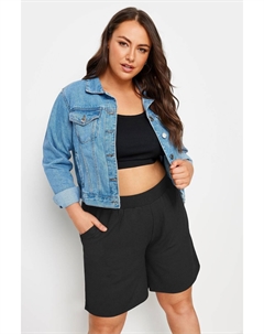 Шорты с ограниченным жатием, черный Yours curve