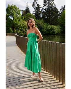 Платье бандо миди, зеленый Next
