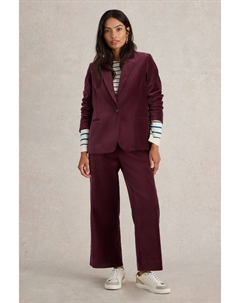 Бархатный блейзер Эвелин, фиолетовый White stuff