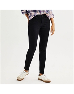Женские джинсы скинни со средней посадкой, черный Sonoma goods for life