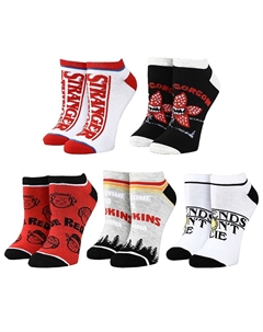 Женские носки до щиколотки Stranger Things, 5 пар, мультиколор Licensed character