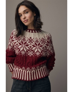 Вязаный рождественский джемпер, красный Next