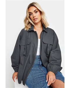 Куртка бомбер для дома, серый Yours curve