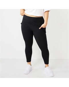 Спортивные леггинсы с карманами больших размеров для юниоров, цвет Black Pocket So