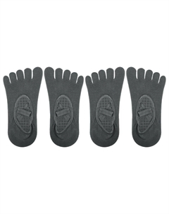 Носки для йоги, носки с пятью пальцами, балетные носки с ручками для женщин, цвет Dark Gray Unique bargains