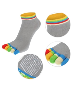 4 пары носков с длинными пальцами и носками, унисекс, носки с пятью пальцами, цвет Sky Blue Unique bargains