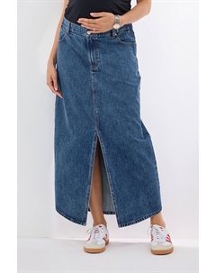 Юбка джинсовая для беременных мидакси, синий Next