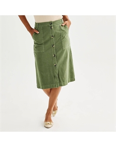 Женская юбка-миди Utility, цвет Olive Sonoma goods for life