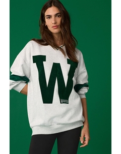 Официальная лицензия фильма «Злой» свитшот с V образным вырезом и графическим принтом, серый Next