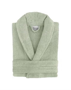 Домашний текстиль Linum, турецкий хлопок, унисекс, махровый халат, халат, зеленый Linum home textiles