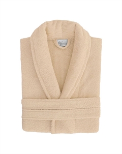 Домашний текстиль Linum, турецкий хлопок, унисекс, махровый халат, халат, бежевый Linum home textiles