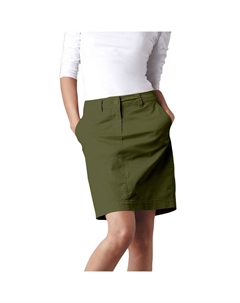 Женская юбка-чинос больших размеров, цвет Dark Basil Ellos