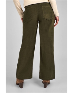 Вельветовые брюки для беременных широкого кроя, зеленый Jojo maman bébé