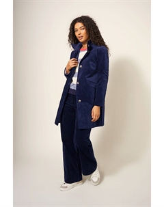 Бархатное пальто Карла, синий White stuff