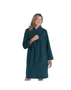 Женский короткий махровый халат с начесом на спине, цвет Emerald Miss elaine essentials