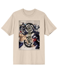 Футболка с плакатом и графикой Junior's Jujutsu Kaisen, кремовый Licensed character