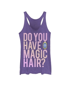 Майка с рисунком Magic Hair Disney Princess для юниоров, цвет Purple Heather Licensed character
