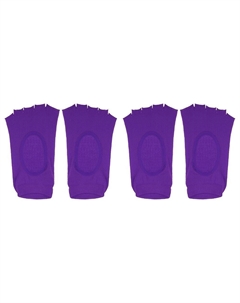 2 пары носков для йоги, носки с пятью пальцами, балетные носки для пилатеса Barre для женщин, светло-розовые, фиолетовый Unique bargains