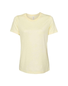 Женская футболка свободного кроя Bella + Canvas Triblend, цвет Pale Yellow Triblend Bella+canvas