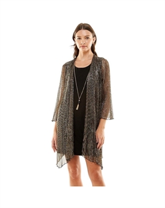 Женский комплект из 2 предметов: ожерелье и куртка-платье, цвет Bronze Rose Gold Black Luxology