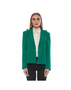 Женский классический структурированный пиджак Lianne с подплечниками, цвет Sage Alexia admor