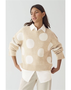 2 в 1 элегантный трикотажный джемпер из рубашек, нейтральный Next