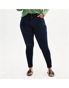 Джинсы скинни больших размеров с высокой посадкой, цвет Dark Rinse Wash Sonoma goods for life