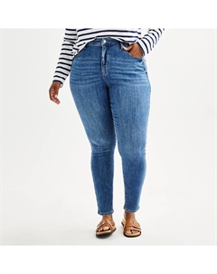 Джинсы скинни больших размеров с высокой посадкой, цвет Medium Wash Sonoma goods for life